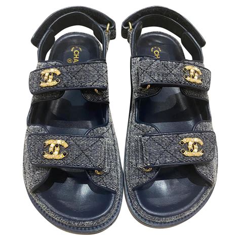 chanel sandals grey|chanel sandals shop online.